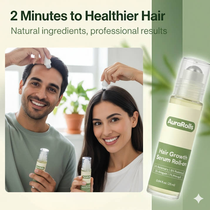 AuraHair - Hair Growth Roll-On Serum